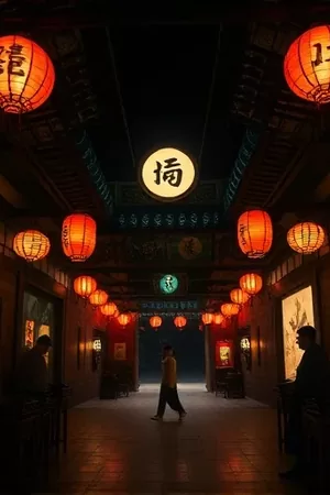 《雾都十二时》竖版封面：雾气街道上的老式钟楼